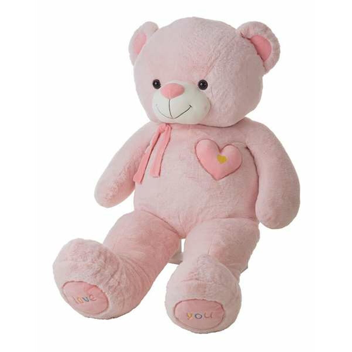 Плюш Valentin Розов Мечка 55 cm